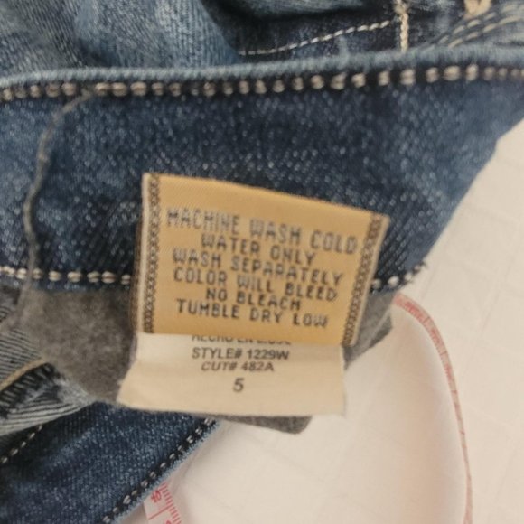 Plastic by Gly low waist jeans. Size 5 - Picture 7 of 11